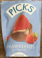 Strawberries milk chocolate