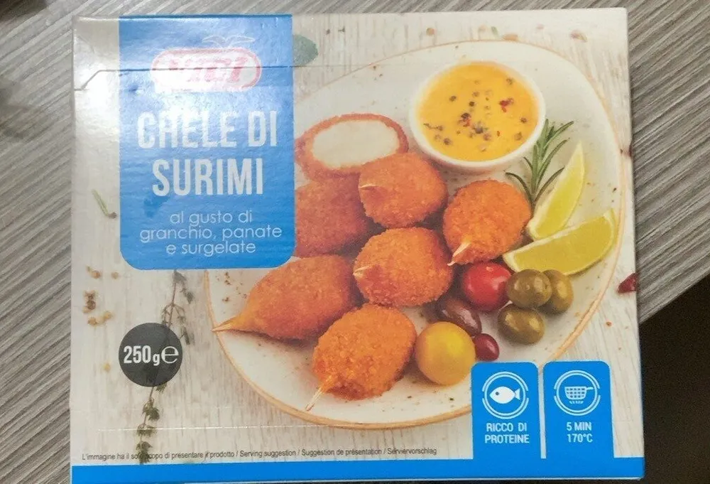 Chele di surimi