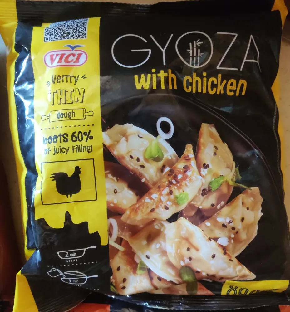 Gyoza with chicken