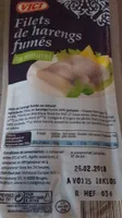 Filets de harengs fumés au naturel
