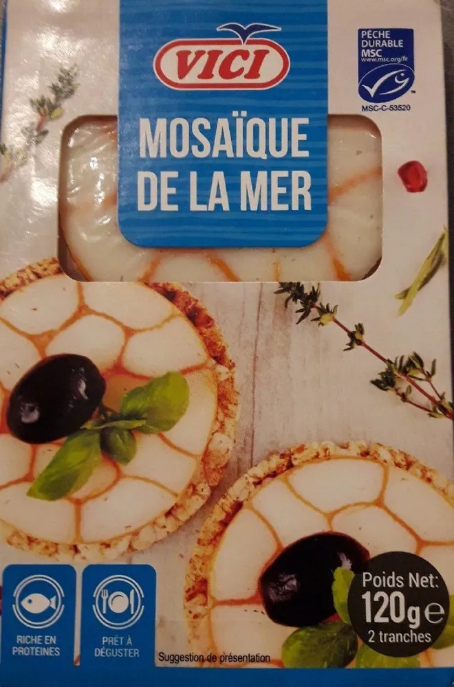 Mosaïque de la mer