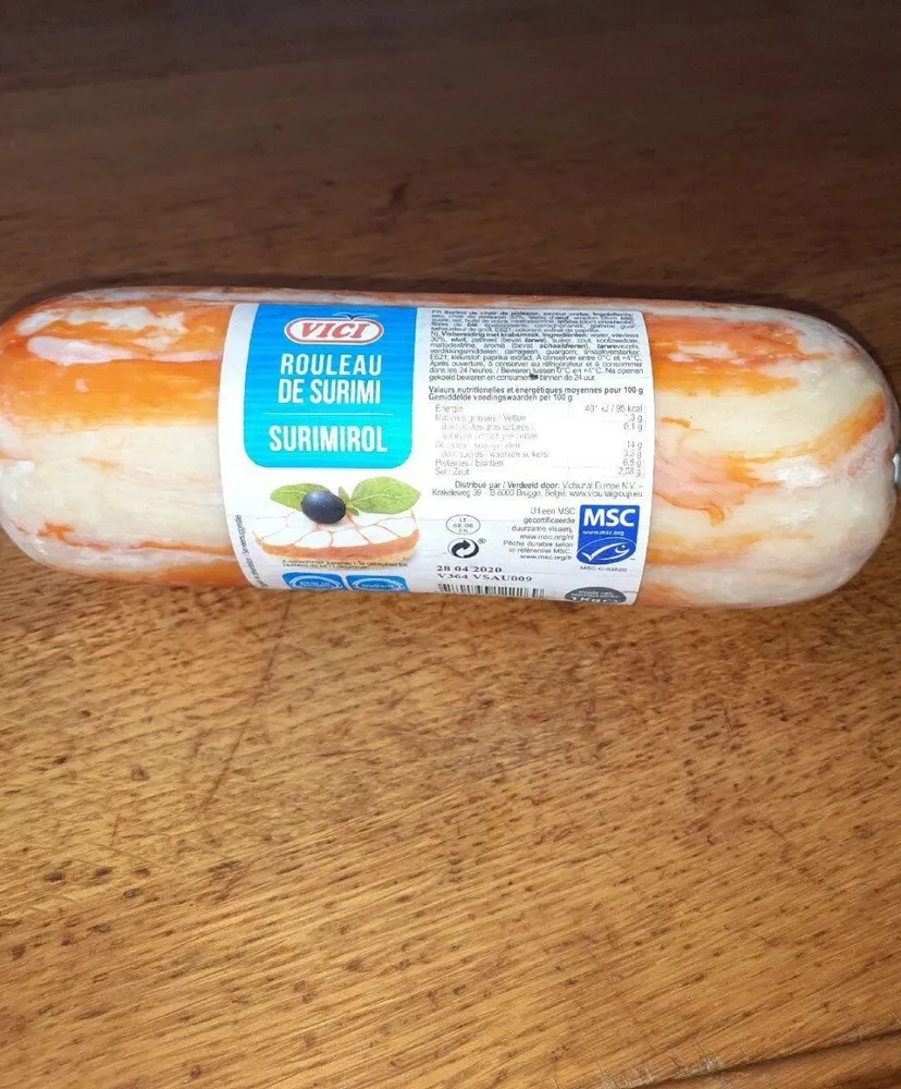 Rouleau de surimi