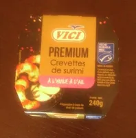 Crevettes de surimi à l' huile à l' ail