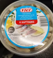 Gesalzene Heringshappen in Öl