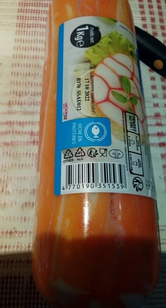 Rouleaux de surimi