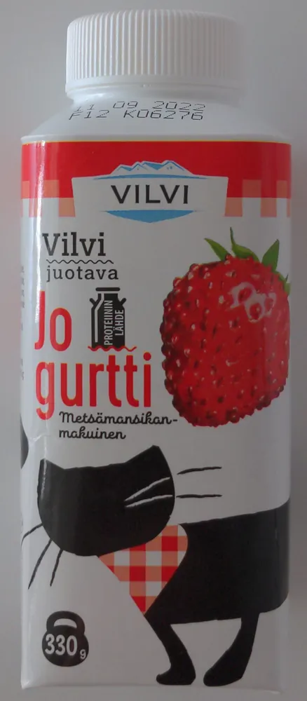 Juotava jogurtti metsämansikka