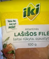 Atlantinės lašišos filė šaltai rūkyta, pjaustyta
