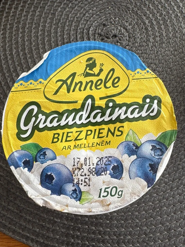 Graudainais Biezpiens Ar Mellenēm