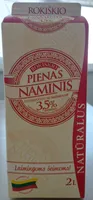 Naminis Pienas 3,5%