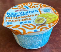 Kefyrinis jogurtas su mangais ir pasiflora