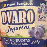 Jogurt with blackberries