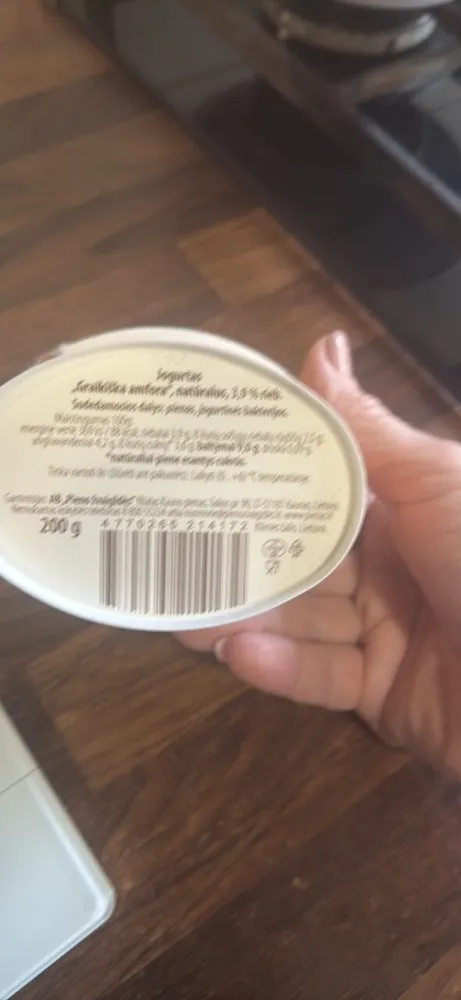 Jogurtas "Graikiška amfora", natūralus