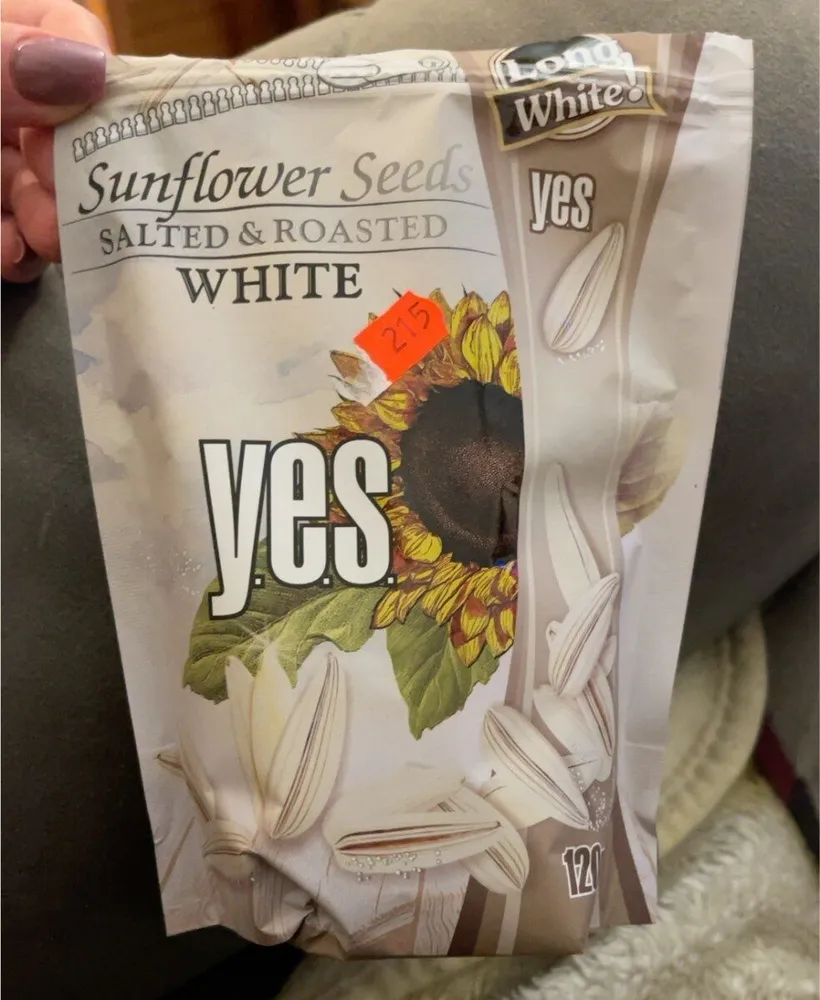 Sunflower seeds white