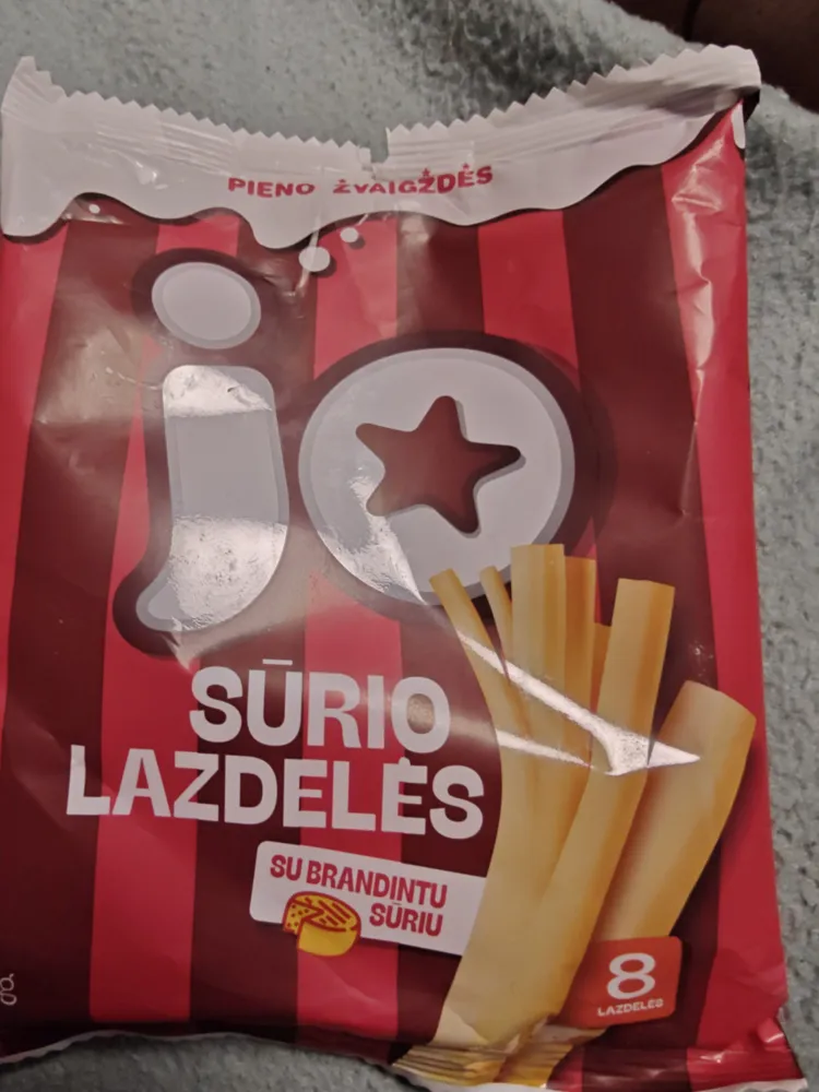 Sūrio lazdelės su brandintų sūriu