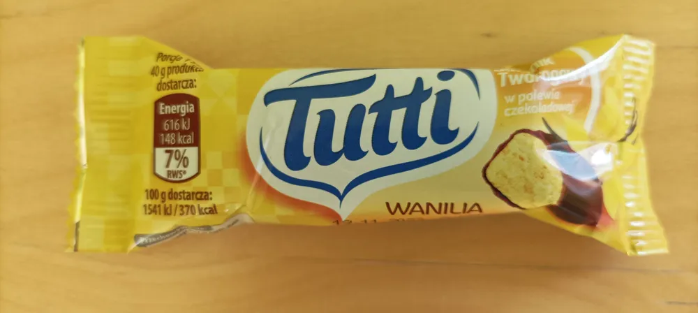 Batonik twarogowy Tutti wanilia
