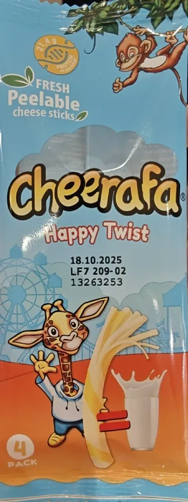 Happy Twist Peelable Cheese Sticks