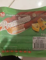 10 Franks de poulet Premium cheesy