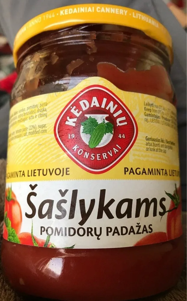 Saslykams pomidoru padazas