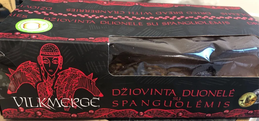 Dreid bread with cranberies