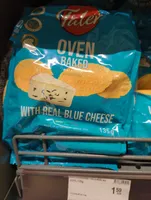 OVEN BAKED SNACKS REAL BLUE CHEESE