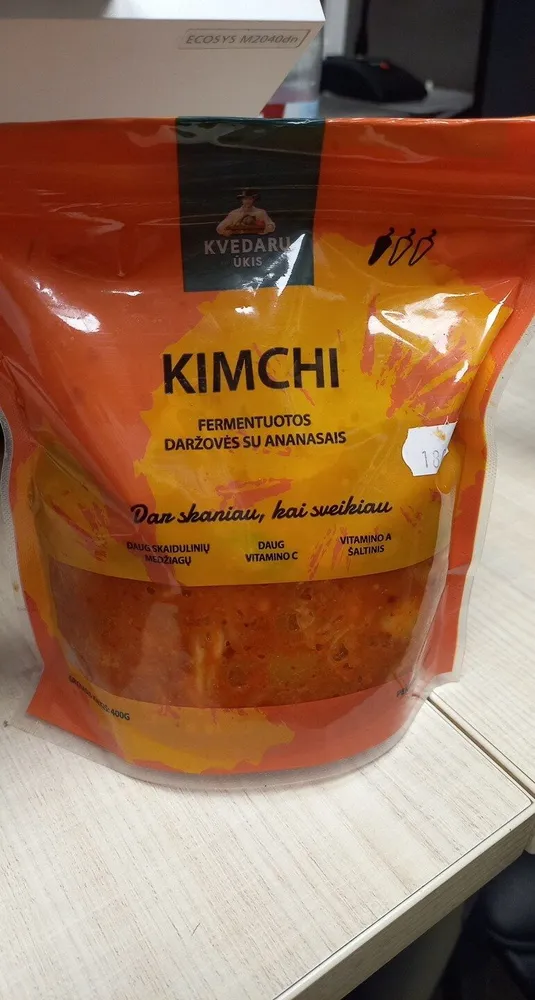 Kimchi Fermentuotos Daržovės Su Ananasais