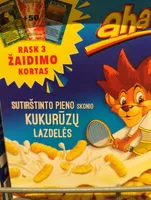Sutirštinto pieno skonio kukurūzų lazdelės