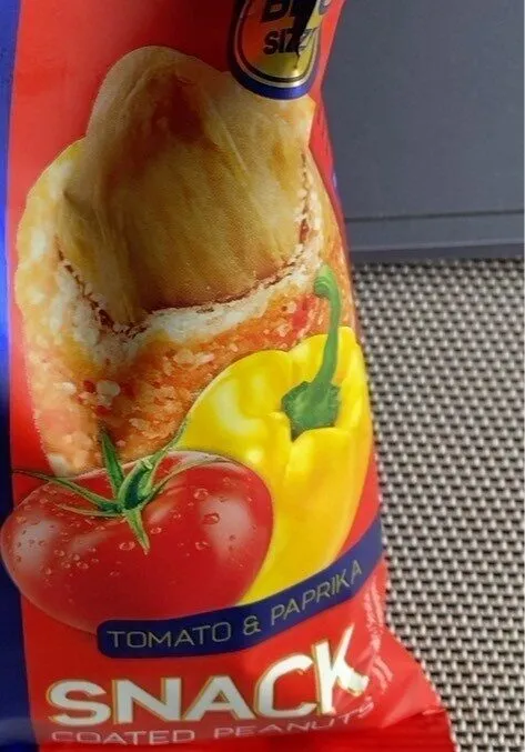 Snack coated peanuts