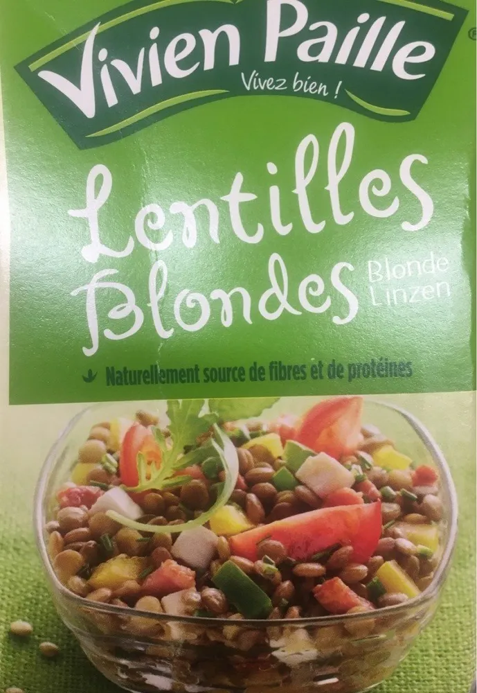 Lentilles blondes
