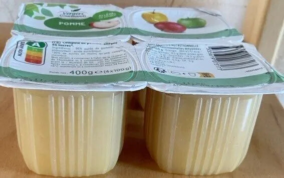 Compote de pomme allégée en sucre