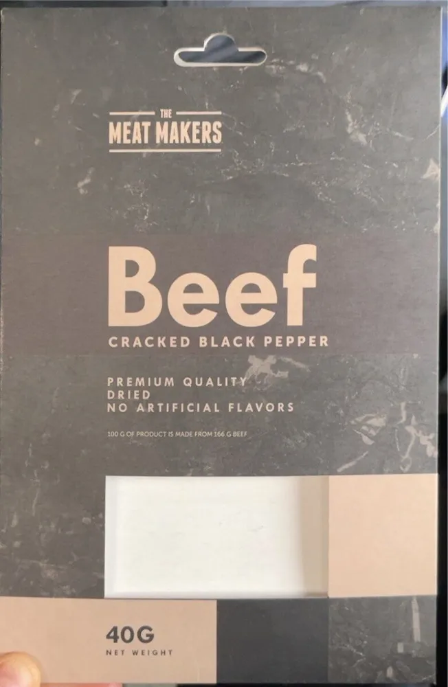 Beef cracked black pepper