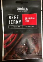 Beef jerky original hot