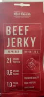 Beef jerky peppered