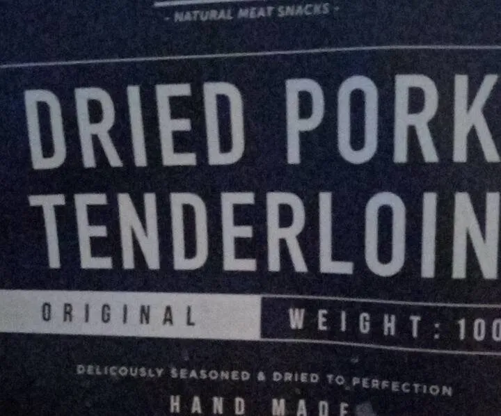 Dried pork tenderloin original
