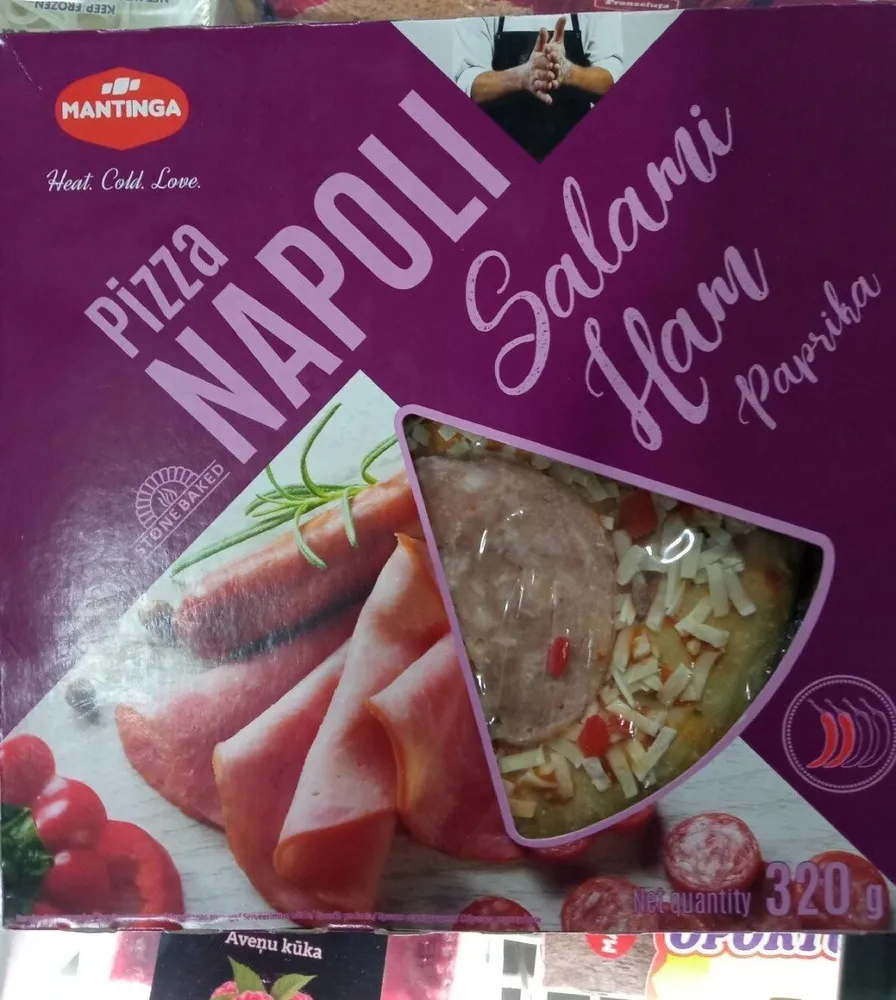 Pizza Napoli Salami Ham Paprika