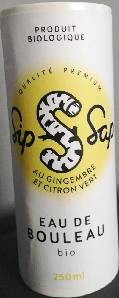 Eau de bouleau gingembre et citron vert