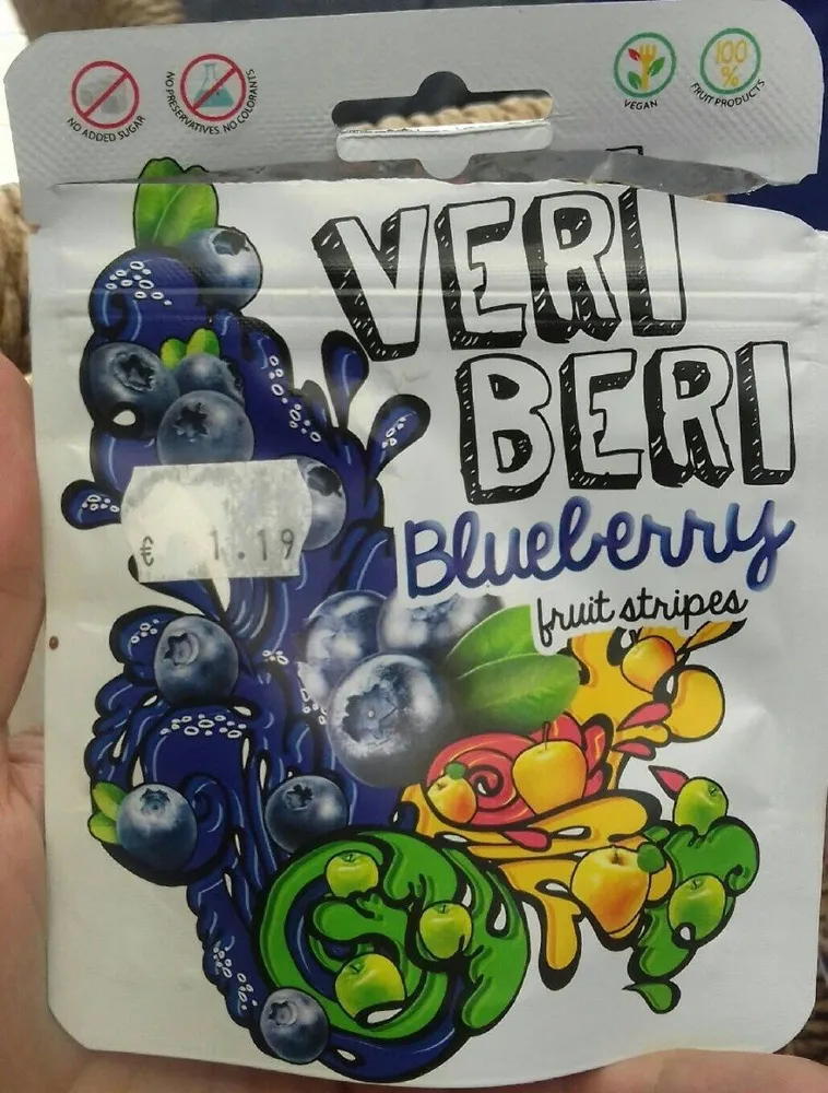 Blueberry fruit steipes