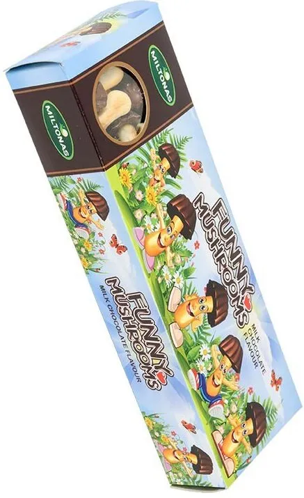 Biscuits Linksmuciai Chocolate Flavoured Mushrooms
