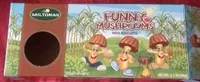 Funny mushrooms mini biscuit