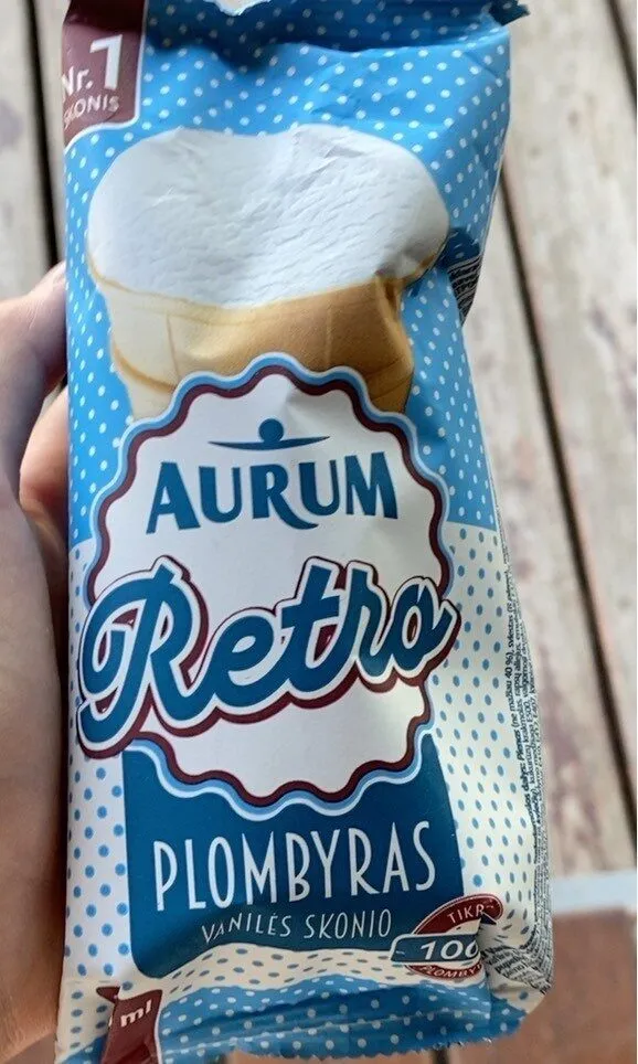 Retro Plombyras (vanilės skonio)
