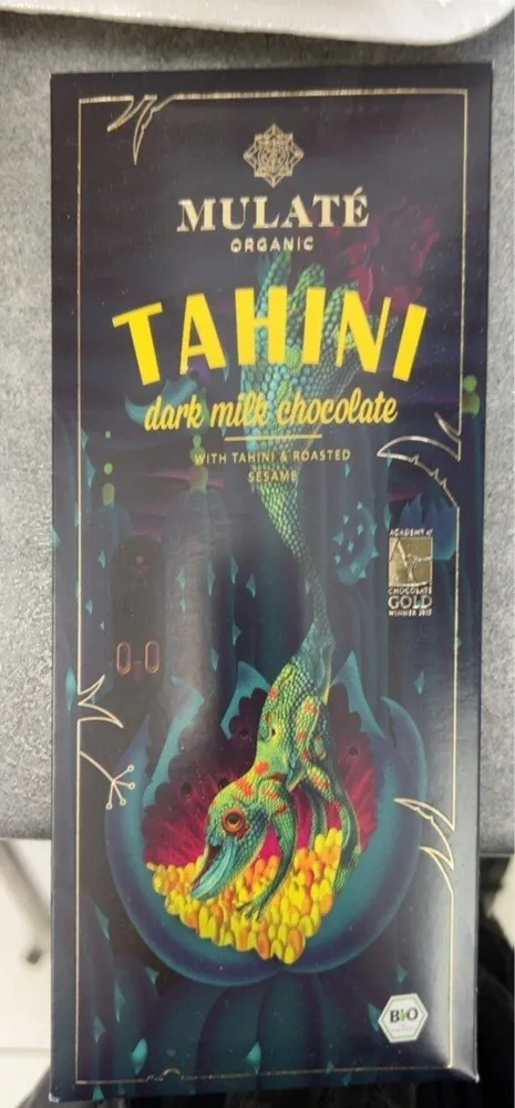 Tahini dark milk chocolate