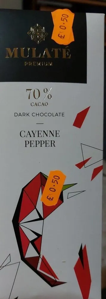 Mulate dark chocolate cayenne pepper