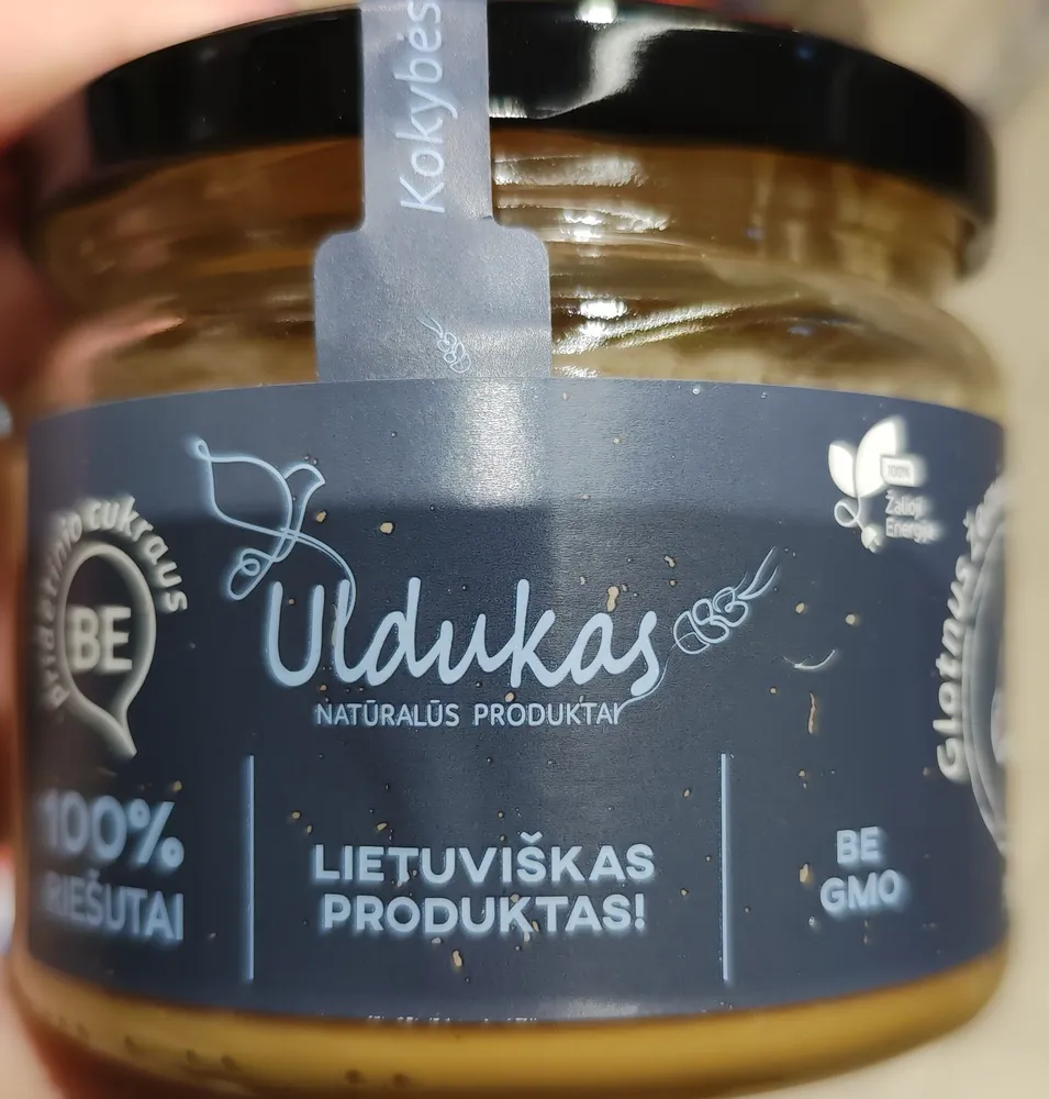 Žemės riešutų kremas uldukas