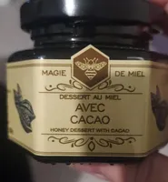 Dessert au miel avec cacao