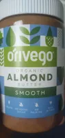 Organic almond butter smooth