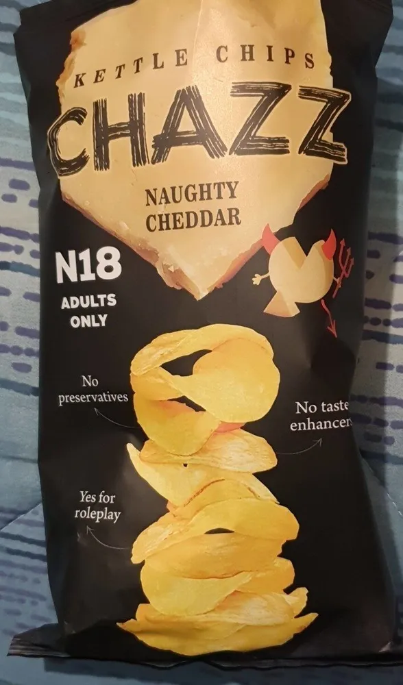 Chazz Naughty Cheddar flavour