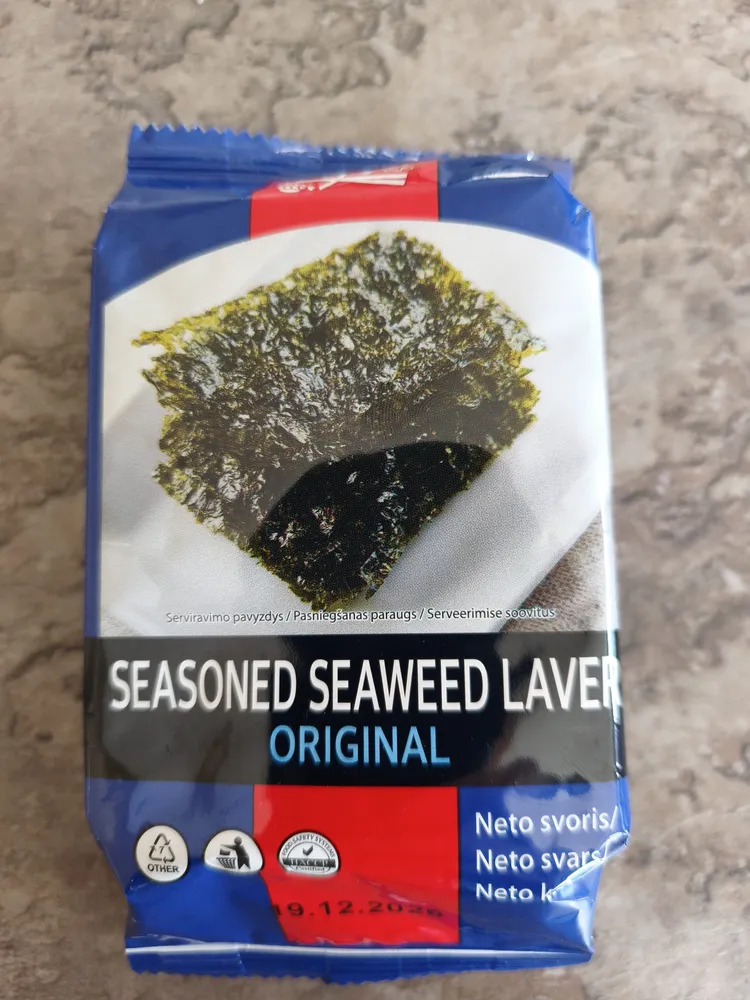 Seasoned Seaweed Laver Original
