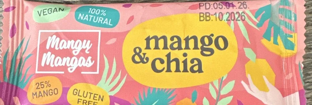 Mango & chia bar