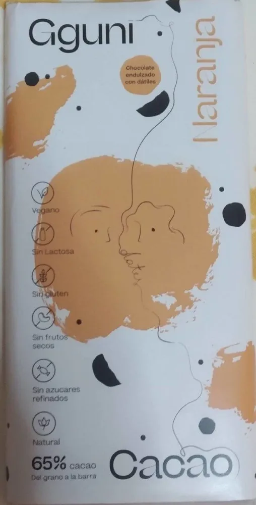 Chocolate endulzado con dátiles
