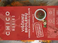 Viščiukų broilerių vidinės sparnelių dalys flamenko marinate