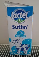 Молоко ультрапастеризованное Lactel sutim 1% (Узбекистан)